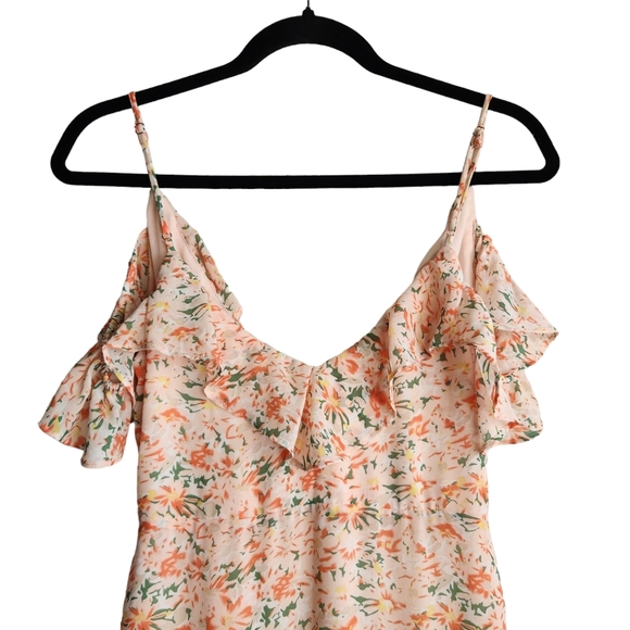 NWT ASTR The Label Pemberly Dress - Peach Orange Floral - Picture 8 of 15